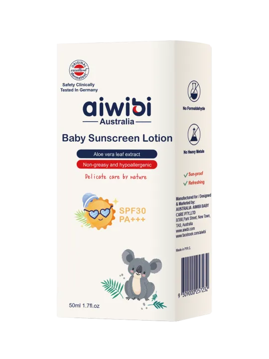 Aiwibi%20Baby%20Sunscreen%20Lotion%20SPF%2030%20With%20Aloe%20Vera%20Leaf%20Extract%2050ml%20-%20Image%203