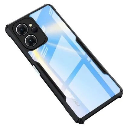 Realme%209i%205G%20-%20Transparent%20Hybrid%20Hard%20PC%20Back%20TPU%20Bumper%20Impact%20Resistant%20Case%20(Black,%20Transparent)%20-%20Image%203