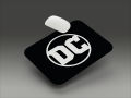 DC Logo Printed Black Mouse Pad | Computer & Laptop Mouse Pad. 