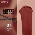 MARS Matte Muse Mousse Lipstick 3ml with Doe-Foot Applicator | Highly Pigmented | Smooth Texture | Hydrating Formula | Blurry Lips Effect. 