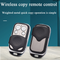 WeihonghunfeiFifty percent discount Metal Push Button Remote Control Transmitter ABCD / Lock Unlock 4Button 433MHz Universal 4 Buttons Garage Door Opener Remote. 