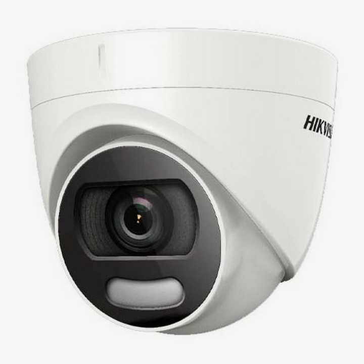 HIKVISION 3K ColorVu Indoor Audio Fixed Turret Camera DS-2CE70KF0T-PFS (2.8mm) (O-STD)