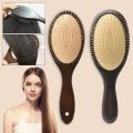 New Wood Hair Brush Head Massage Brush Hairbrush With Steel Needle Steel Hair Brush Hair Care Hair Combing Scalp Airbag Hair brush. 