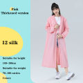 Adult Hooded Poncho One-piece Long Raincoat Reusable Men's And Women's Waterproof Raincoat Outdoor Travel Transparent Raincoat. 