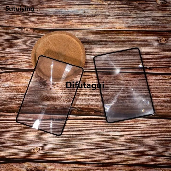 Difutagui%20Sutuiying%201pc%20Book%20Magnifier%20,%20Magnifying%20Glass%20For%20Reading%207x4%20.%207in%20,%20Bargain%20price%20Large%20New%20Sheet%20Magnifier%20Reading%20Aid%20Glass%20,%203X%20Page%20Magnifying%20Let%20-%20Image%202