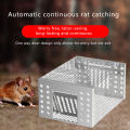 High Efficiency Mousetrap Automatic Continuous Cycle Mouse Trap Home Garden Rat Catching Artifact Safe And Harmless Catcher Demoo. 