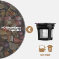 Reusable K Cups for , 6 Pack K Cup Reusable Coffee Pods with Plastic, Refillable K Cup Coffe Pods with 304 Mess. 