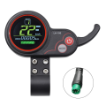 LH100 LCD Display Dashboard Throttle Meter 24V-60V for Electric Scooter Ebike LCD Display Speedometer Replacement (5PIN). 