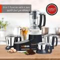 Panasonic Super Mixer Grinder 1000W MX-AC400 Black 3 Stainless Steel Jars1 Juicer Jar. 