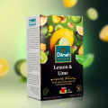 Dilmah Lemon & Lime Ceylon Black Tea – 20 Individually Wrapped Tea Bags. 