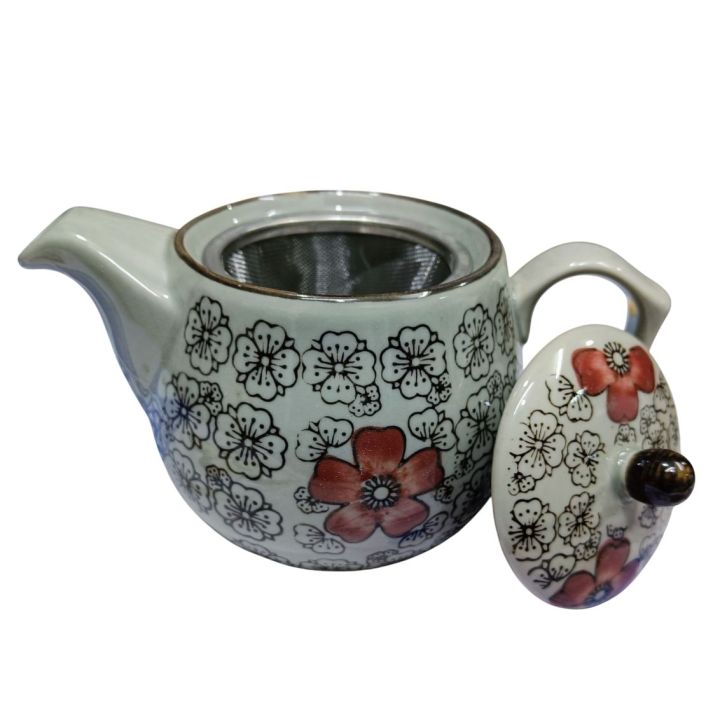 500ml%20Flower%20Printed%20Ceramic%20Teapot%20with%20Stainless%20Steel%20Strainer%20-%20Image%203