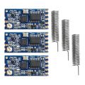 HC-12 Module, HC-12 SI4463 Stable Wireless Serial Port Module 1000M with Spring Shaped Antenna 433MHz Built-in Program. 