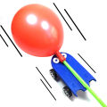DIY Balloon Powered Car Vehicle Science Experiment Educational Students Toy. 