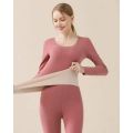 Seamless Thermal Coat Set For Women Inside. 