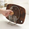 Portable Stainless Steel Cutting Board Holder Rustproof 2 Sectional Chopping Board Organizer Space Saving Kitchen Storage Rack. 
