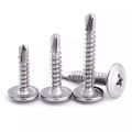 Fifty percent discount M4.2 #8 M4.8 #10Truss Head Sheet Metal Screws Assortment 410 Stainless Steel Self Tapping Drilling Screws for Metal Plastic Wood. 