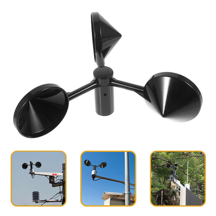 Anemometer Wind-Speed Monitoring Sensor Wind 3-Cup Wind Sensor Wind Speed Wind Direction Sensor Anemometer Supply Demoo