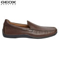 Geox Coffee Xense Moc A Pure Leather Semi Formal Shoes For Men. 