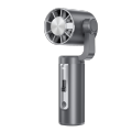 Mini Fan Semiconductor Cooling Metal Gimbal Cooling Fan Powerful Wind Cold Wind Handheld Mini Air Conditioner Fan 5 Levels Quiet Operation Portable Cooling Fan for 5W/3000mAh Desktop Use. 