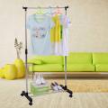 Single-Pole Clothes Hanger Single-Pole Telescopic Movable Portable Clothes Rack/Clothes Rack. 
