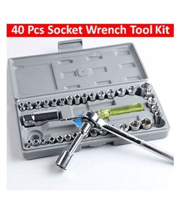 GD 40 In 1 Wrench Tool Kit and Socket Tool Box Set | Daraz.com.np