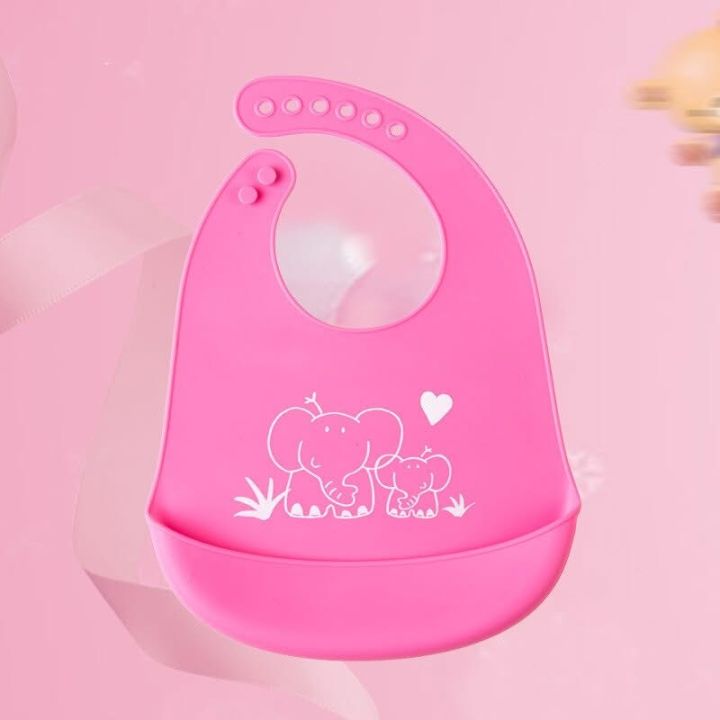 KIDSSANSAR - BABY BPA Free Silicone Bib With Food Catcher | Daraz.com.np