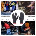DISICHEN Hot Selling PU Nitrile Safety Coating Nylon Cotton Work Gloves Palm Coated Gloves Mechanic Working Protective Gloves Professional Supplies. 