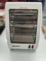 Chrome 800 Watt Quartz Heater 2 Rod. 