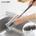 DISICHEN High Quality Cleaning Tools 1PC Bottle Brush Cup Scrubber Glass Cleaner Stainless Steel Long-handled Cup Brush Bottle Glass Cup Cleaning Brush Kitchen Tool. 