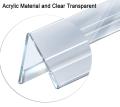 Enterprise Clear Acrylic Name Plate For Table Desk (6 INCH * 2 INCH). 