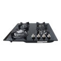 Fujix 4 Burner Gas Hob Electric Automatic Ignition (FJX - B60) With Italian Burner _ Black. 