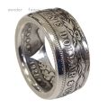 【Happy LifeStore||n】men antique coin ring American dollar sterling silver rings for men. 