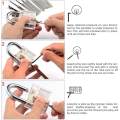 RHS Online Transparent Lock + 5PCS Lockpicks Training Tool Set. 