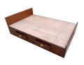 Wooden Double Bed- 4 x 6 x 1 Ft. 