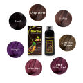 China Manufacturer Meidu Brand Private Label Ammonia Free Magic Black Brown Hair Dye Fast Black Hair Color Shampoo. 