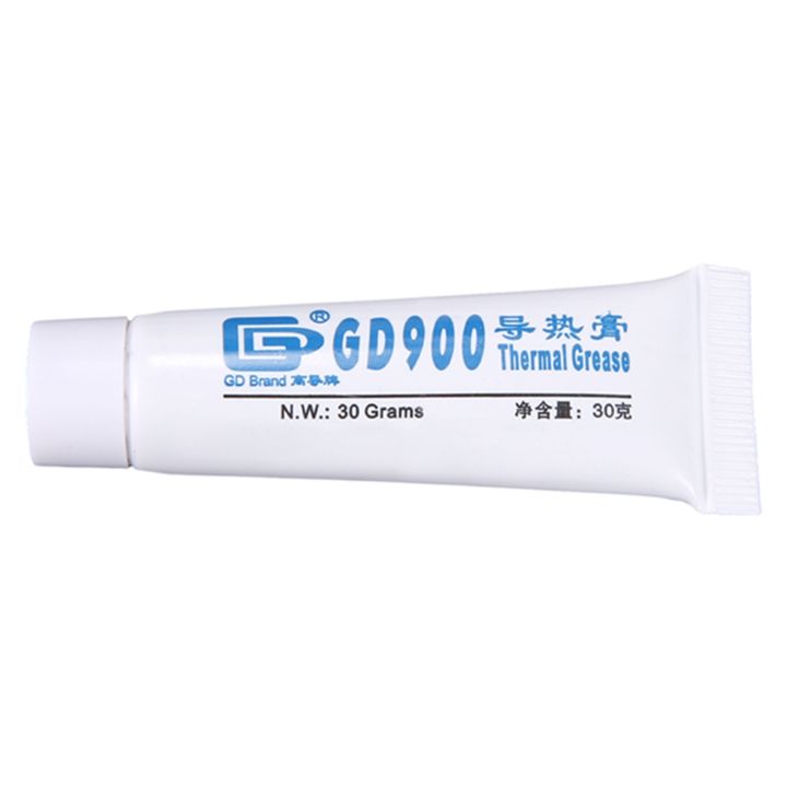 Vylon GD900 Thermal Conductive Grease Paste Silicone Plaster Heat Sink Compound Net Weight 30 Grams High Performance Gray For CPU ST30