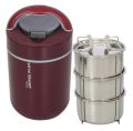 Jaypee Plus Hottline, Electric Lunch Box, 3 Stainless Steel Container. 