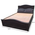 Dark Brown King Size Bed ( 4ft X 6ft ). 