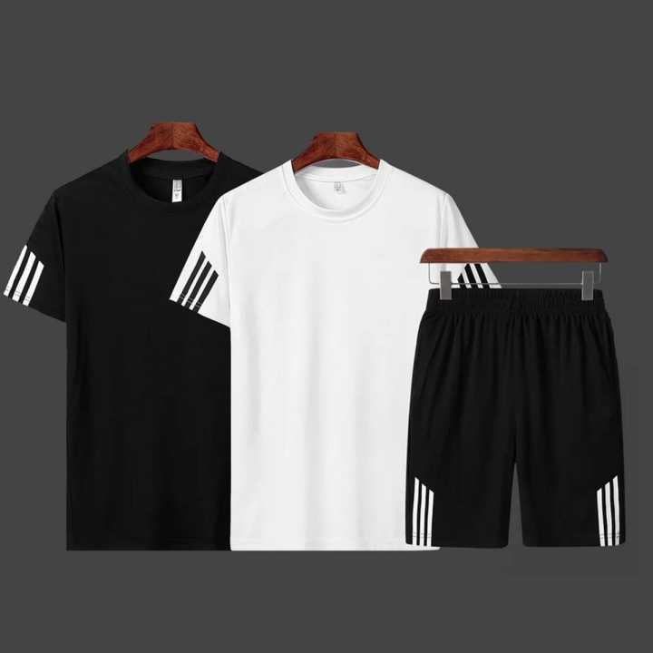 Summer T-Shirt And Half Pant Combo Set For Men - Multicolor | Multisize | Fashion | Half Pants And T-Shirts For Men