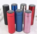 500Ml Capacity Colorful  Digital Thermos Bottle   Stainless Steel Thermos (Color May Vary). 