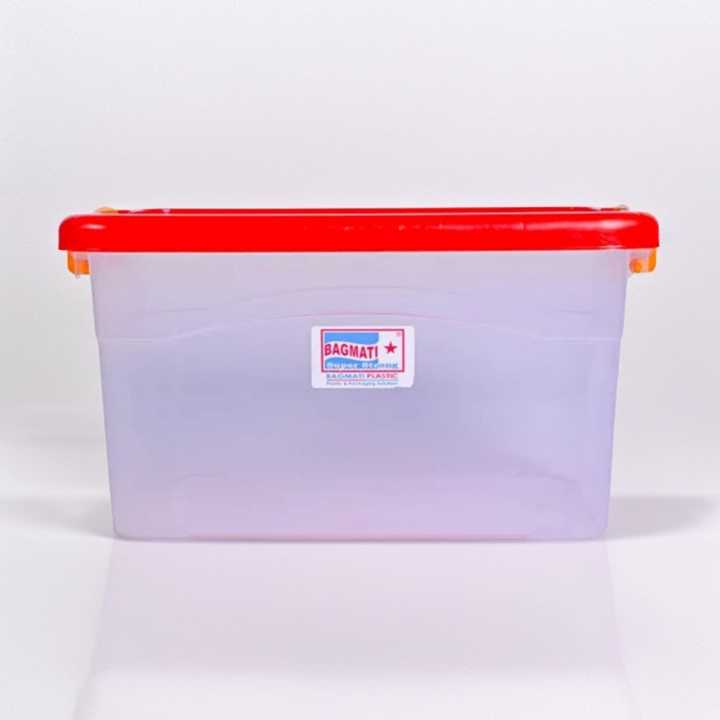 Smart Box Multipurpose Plastic Storage Container Box With Lock ( Clear ...