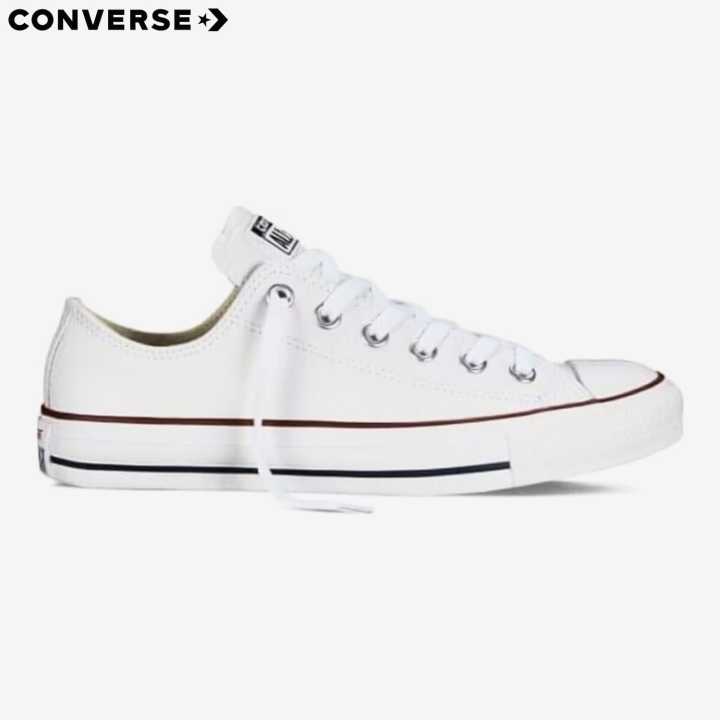 Converse Chuck Taylor All Star White Leather Ox Shoes For Unisex | White Casual Converse For Unisex | Casual Unisex Converse