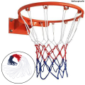 WeihonghunfeiSales promotion Standard Basketball Net Durable Nylon Thick Thread Three Color Universal Basketball Net Mesh Replacement. 