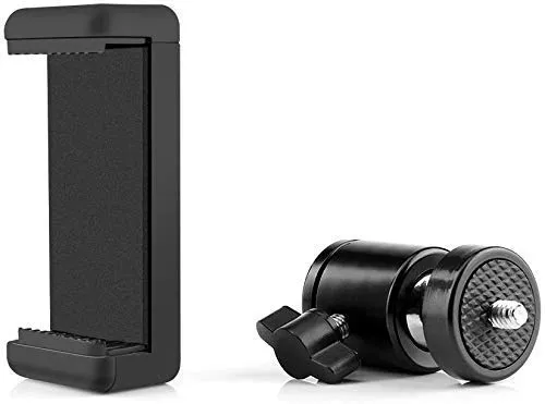 Tripod%20Mount%20Adapter%7C%20Tripod%20Mobile%20Holder%7CTripod%20Phone%20Mount%7C%20Smartphone%20Clip%20Clipper%20360%20Degree%20For%20Taking%20Magic%20Video%20Shots%20&%20Pictures.%20(Phone%20Holder%20Clip%20and%20Ball%20Head)%20-%20Image%203