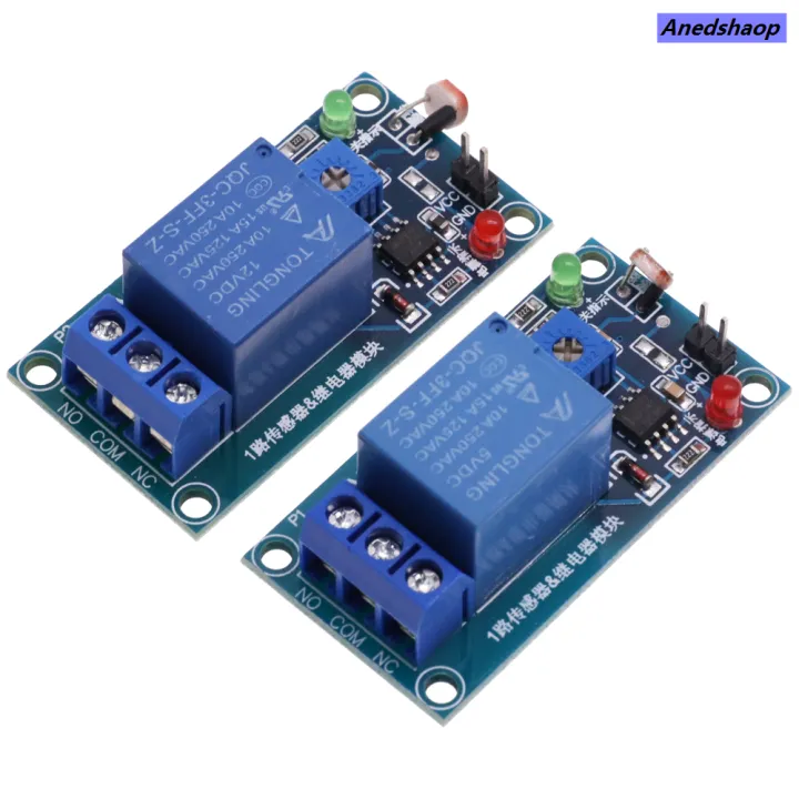 Anedshaop%205V%2012V%20Light%20Photoswitch%20Sensor%20Switch%20LDR%20Photoresistor%20Relay%20Luxury%20Module%20Light%20Detection%20Photosensitive%20Sensor%20Board%20For%20Arduino%20-%20Image%205