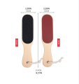 Double Sided Foot File Scrubber Dead Skin & Callus Remover Pedicure Tool with Wooden Handle. 