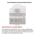 5.8G Microwave Induction Switch 220V Intelligent Energy Saving Control Microwave Radar Sensor Easy to Use. 