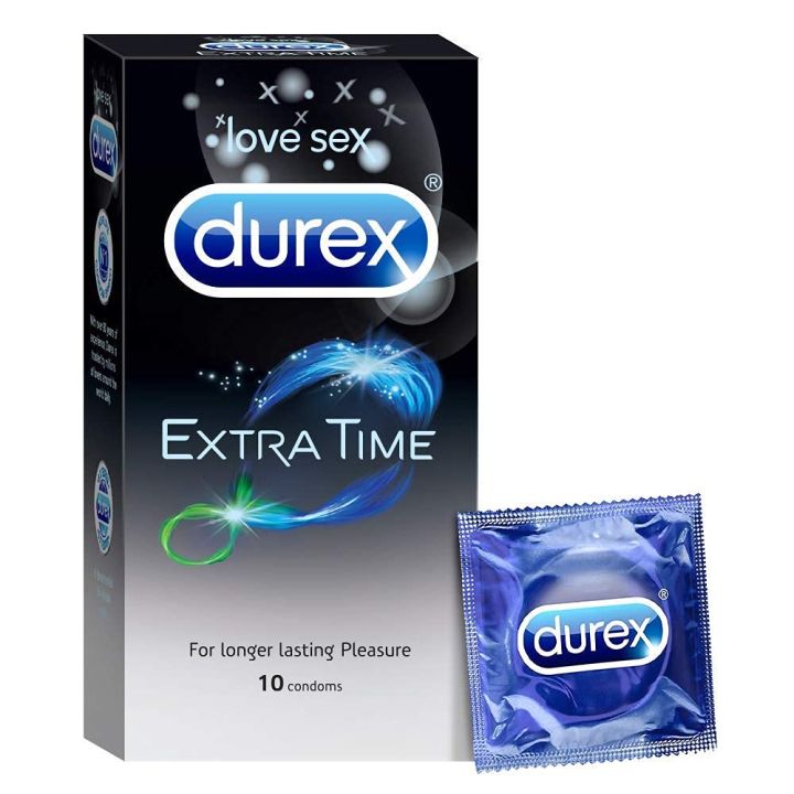 Durex Extra Time Condoms 10 Pcs