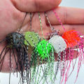 5pcs/lot power secret soft fishing lure dice rubber handmade diy set bass bait silicone skirts high density accessori DFGGT. 