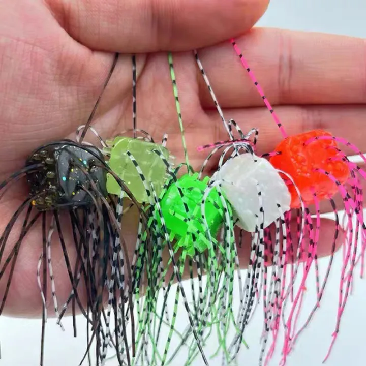 5pcs/lot%20power%20secret%20soft%20fishing%20lure%20dice%20rubber%20handmade%20diy%20set%20bass%20bait%20silicone%20skirts%20high%20density%20accessori%20DFGGT%20-%20Image%203